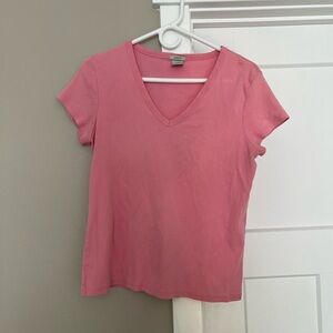 Old Navy Pink Fitted Short Sleeve Tee